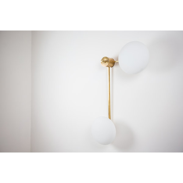 DFM DESIGNforMACHA Stella 2 Light Semi Flush Mount Perigold